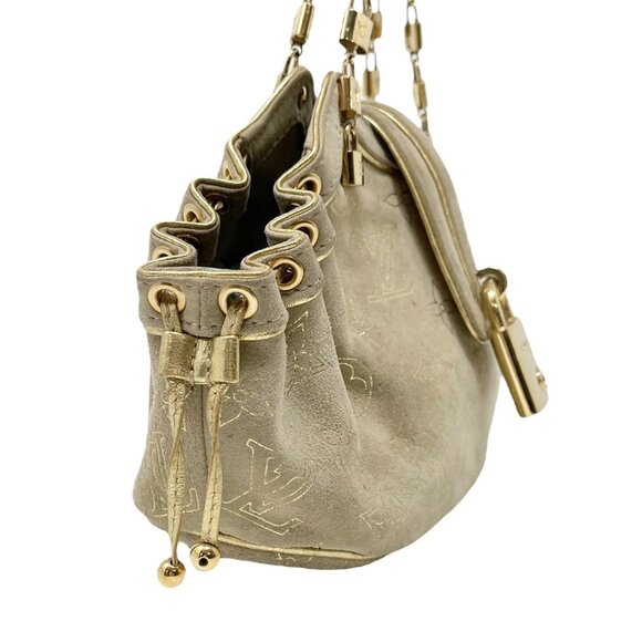 LOUIS VUITTON Vintage LV Monogram Extraordinary Theda Mini Bag Beige [105929] - Picture 7 of 15